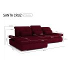 Santa Cruz "L" Sarokgarnitúra