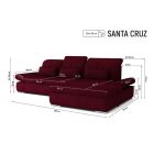 Santa Cruz "L" Sarokgarnitúra